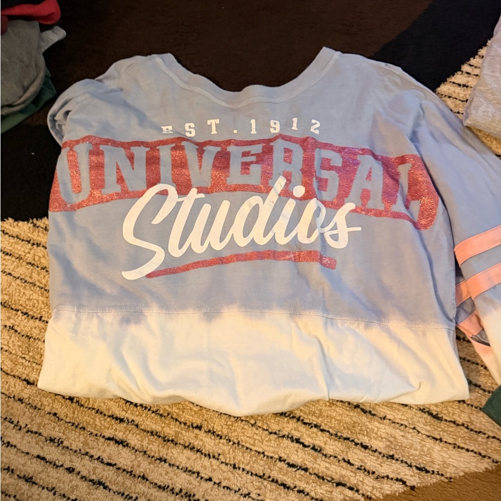 Universal Blue and Pink Jersey Shirt